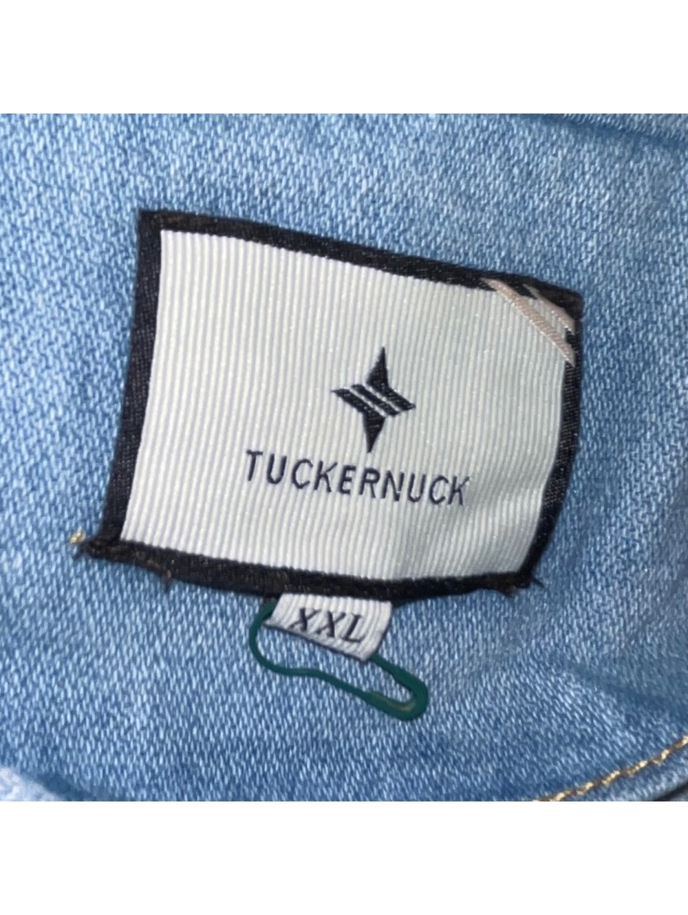Tuckernuck Denim Jacket XXL 100% cotton Chore Oversized Plus Size - Picture 7 of 9